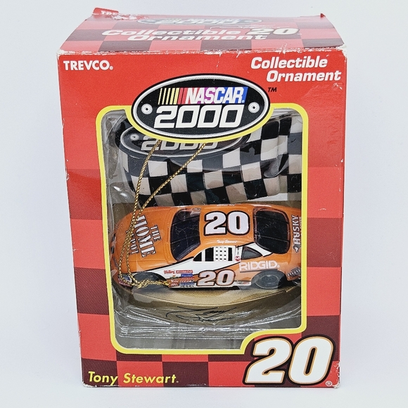 NASCAR - #20 Tony Stewart Race Car Christmas Ornament - 2000 - Picture 7 of 13